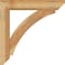 Ekena Millwork Thorton Slat Rough Sawn Bracket w/ Offset Brace, Western Red Cedar, 6"W x 28"D x 28"H BKT0604X28X28THR06RWR - alternate 2